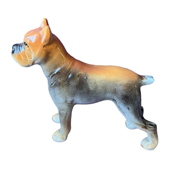 Vintage Porcelain Boxer Dog Figurine - Picture 5 of 7